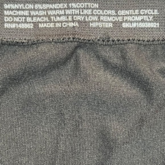 NWT TORRID Hipster Pantie Sz 3X Gray Christmas Santa Antlers - Picture 3 of 4